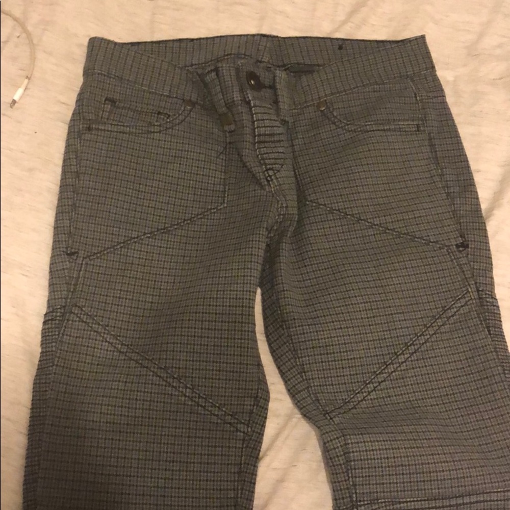 Armani Exchange jeans.